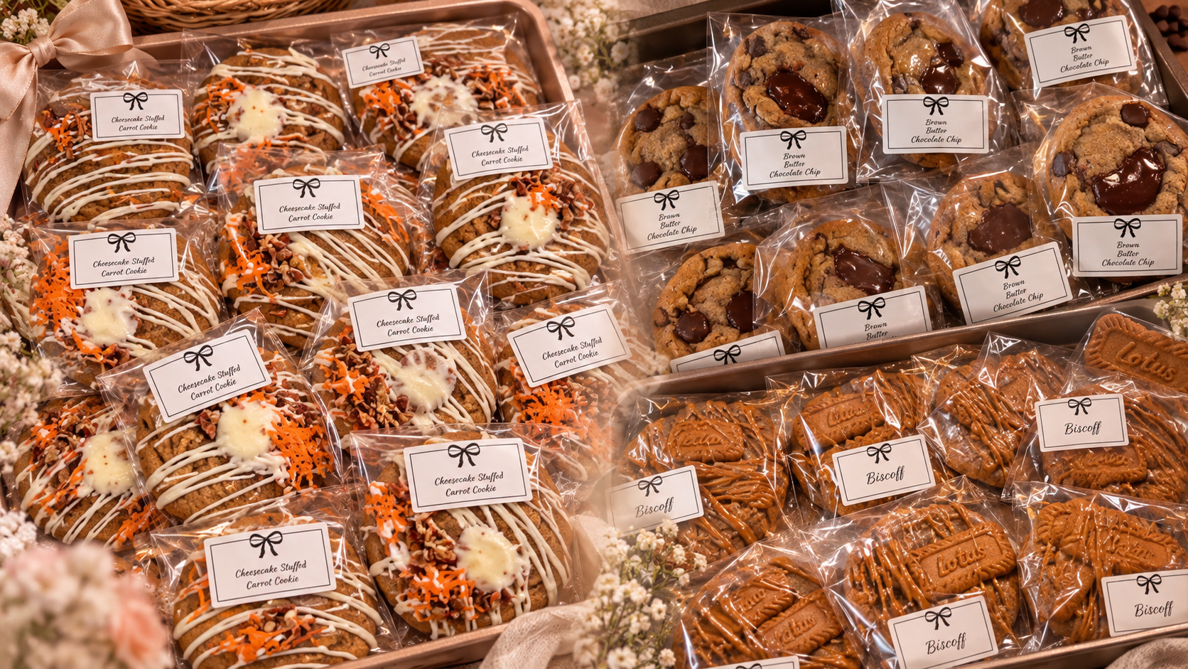 A fresh batch of Paris Bakes cookies